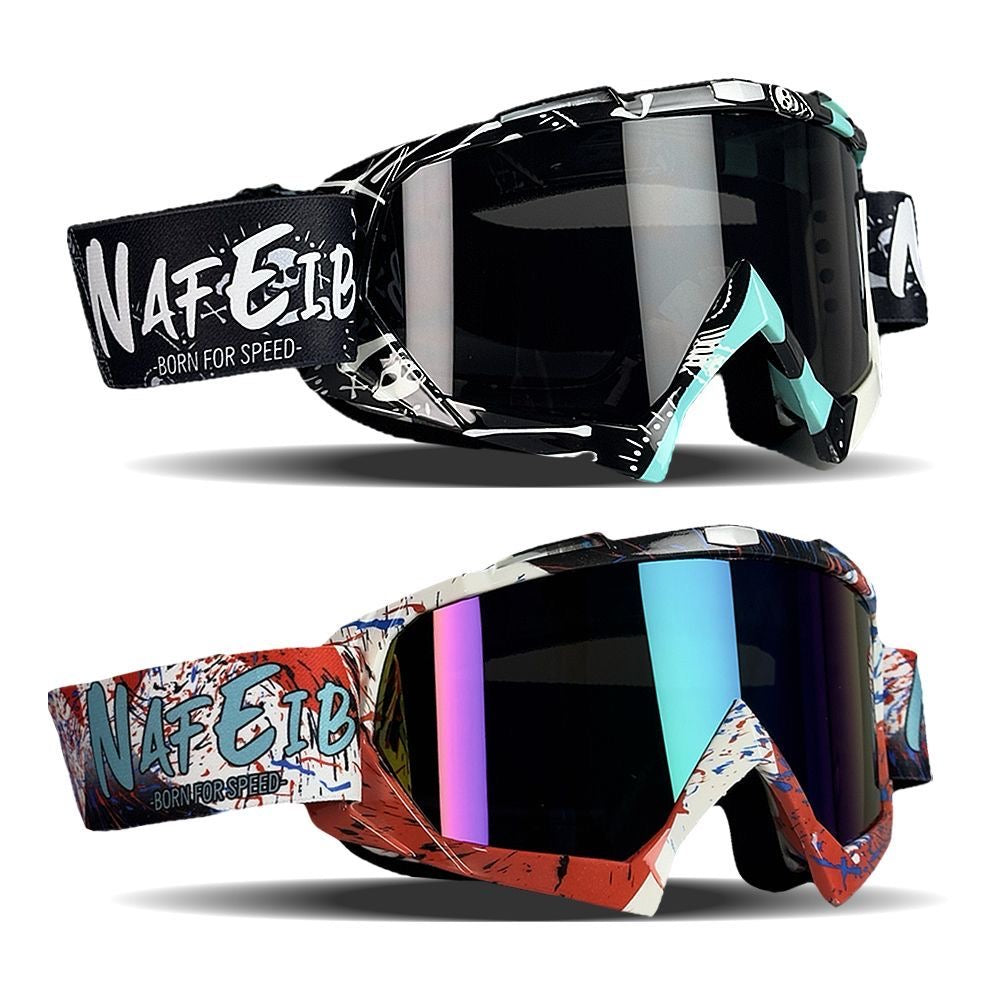 Graffiti goggles for motorcycles,