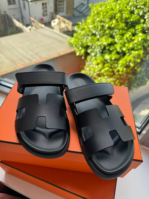 H-shaped no-tie Velcro slippers,