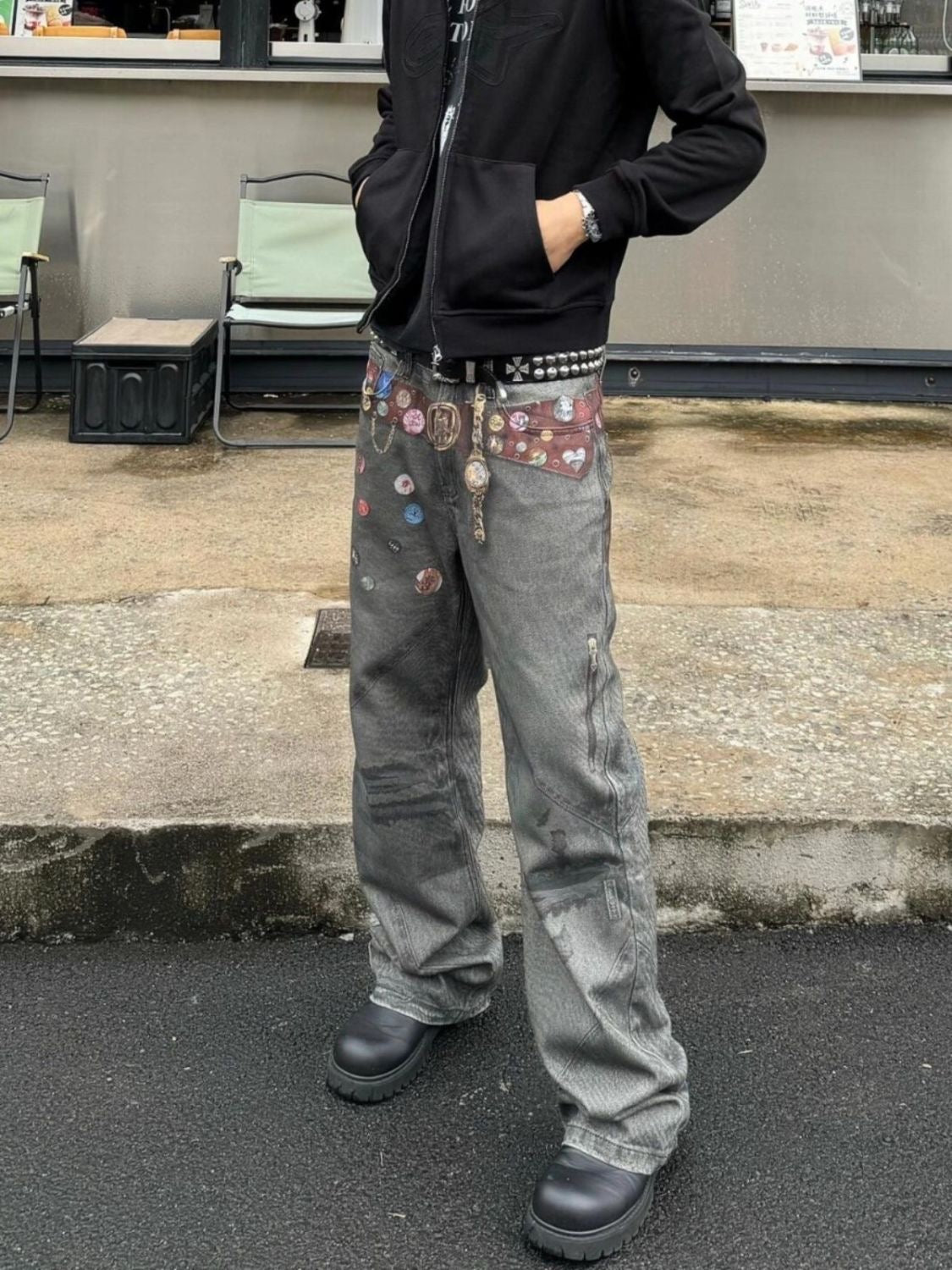 Summer American-Style Loose-Fit Vintage Jeans