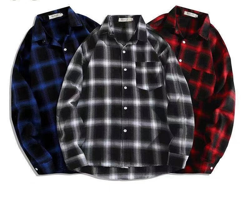 Plaid Long Sleeved Shirt