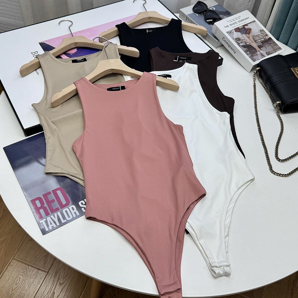 Slim Fit Vest Bodysuit