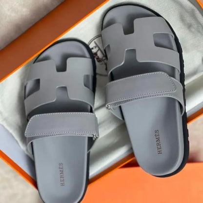 H-shaped no-tie Velcro slippers,