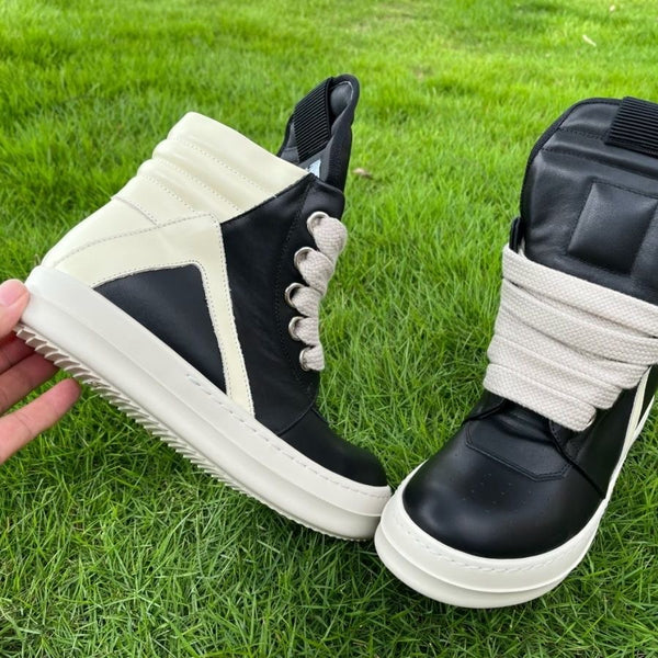 RO High Top Jumbo lace Sneakers