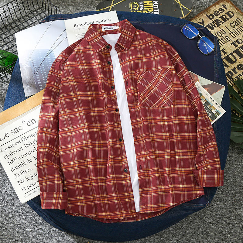 Plaid Long Sleeved Shirt