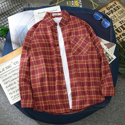 Plaid Long Sleeved Shirt