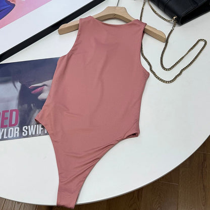 Slim Fit Vest Bodysuit
