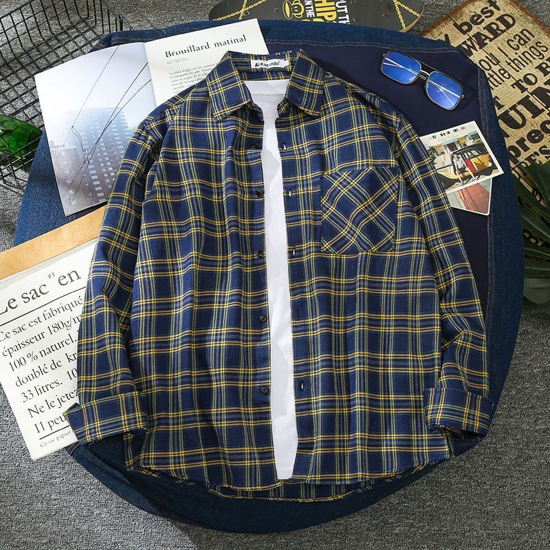 Plaid Long Sleeved Shirt