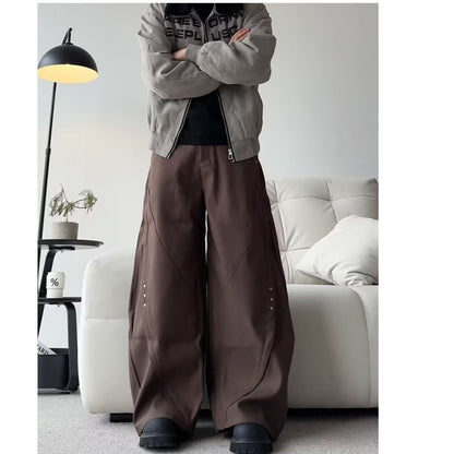 Studded Curved Trousers