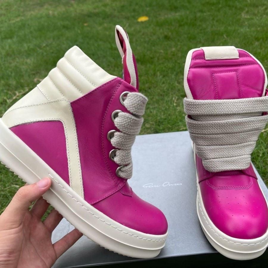 RO High top Jumbo lace sneaker