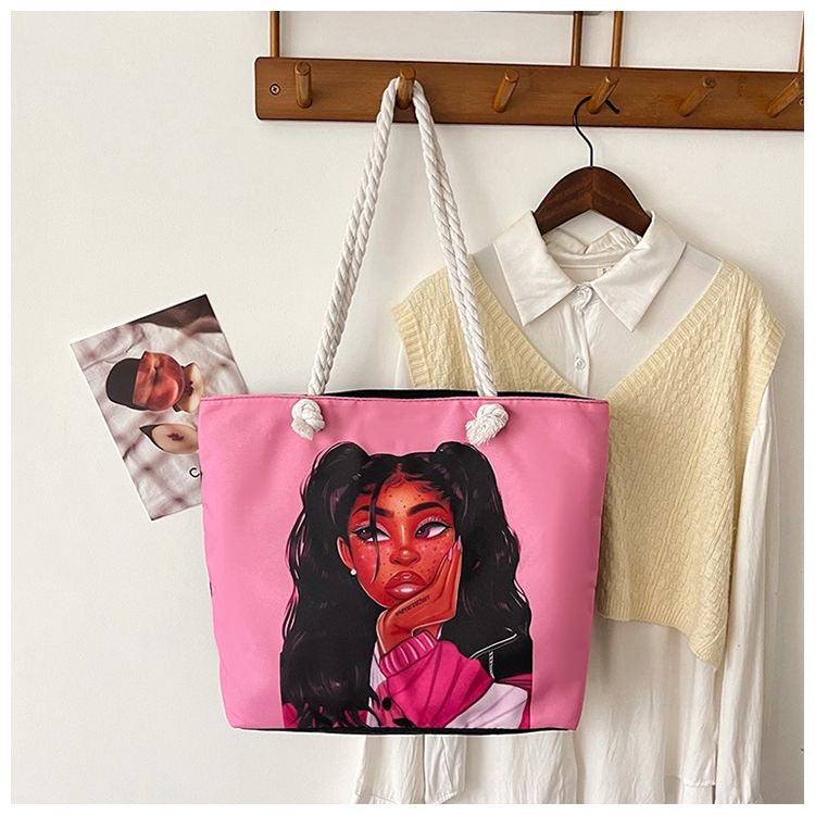 Cross-Border Canvas Tote Bags