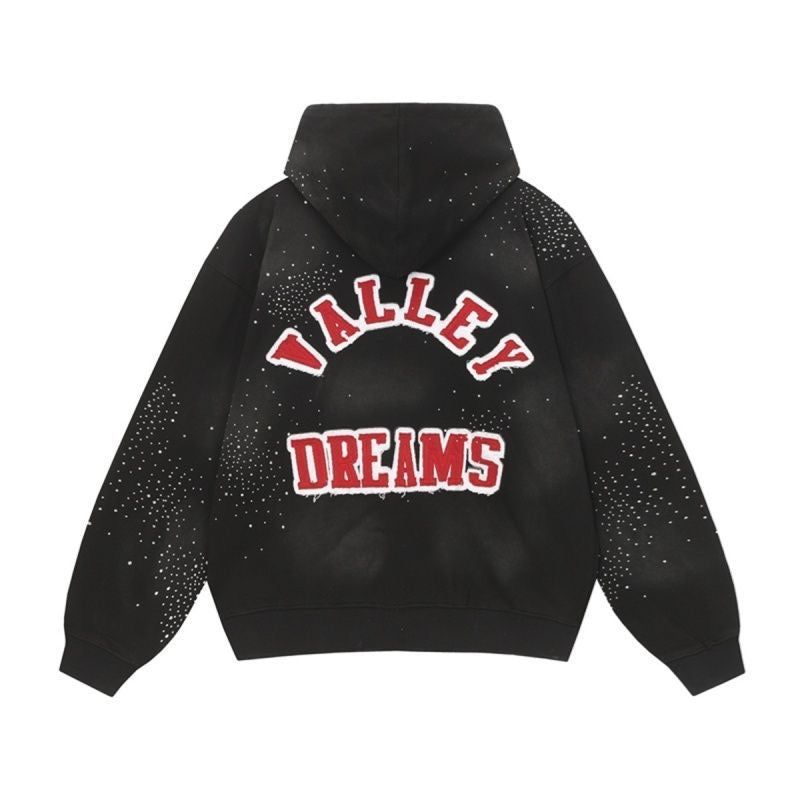 Vale Forever Embroidered Letter Rhinestone