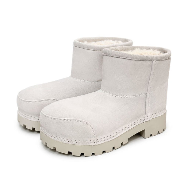 TOVCILION Short Ugly-cute Big Head Snow Boots