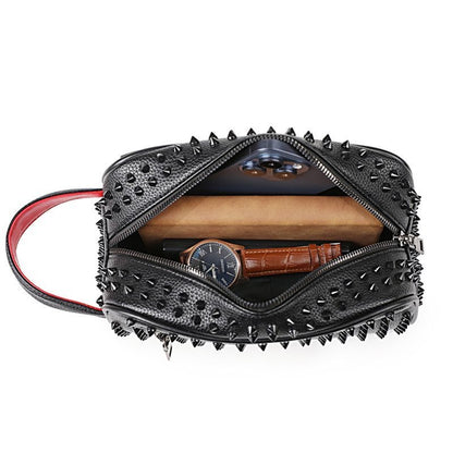Christian-L style studded clutch bag