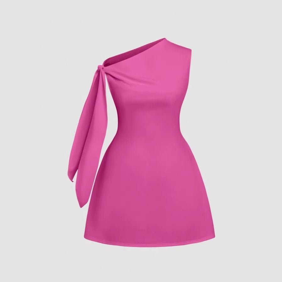 Elegant sleeveless short dress