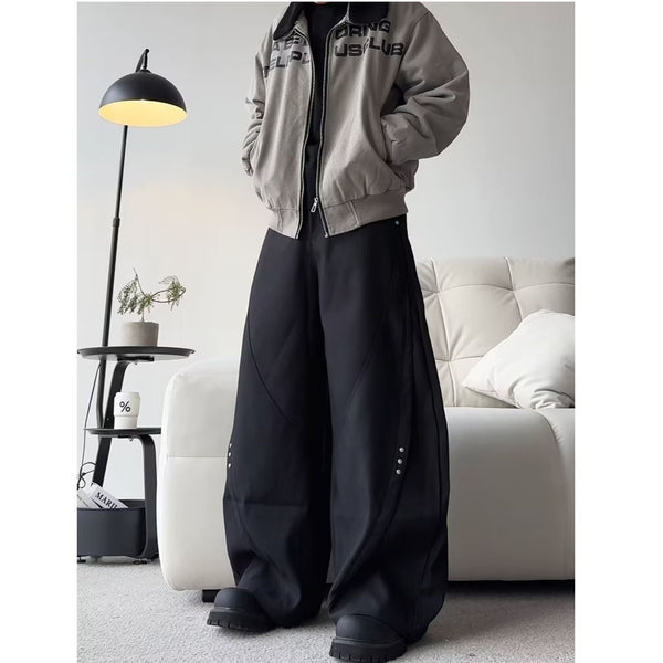 Studded Curved Trousers