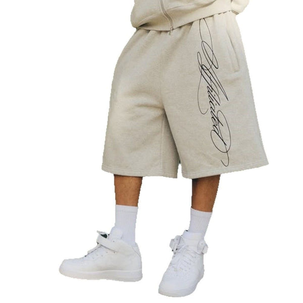 American retro street style hip-hop summer embroidered shorts