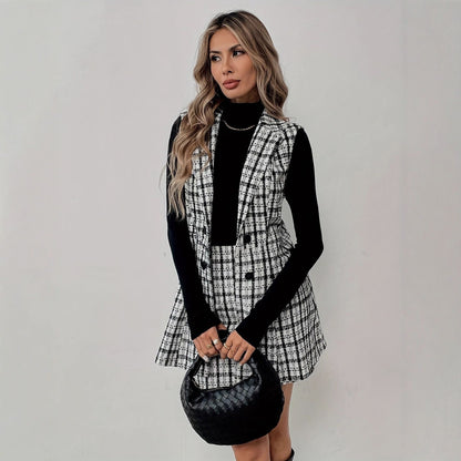 Hepburn-style Vintage Two-piece Set for Women