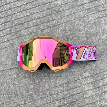 Donut-Shaped Motocross Goggles
