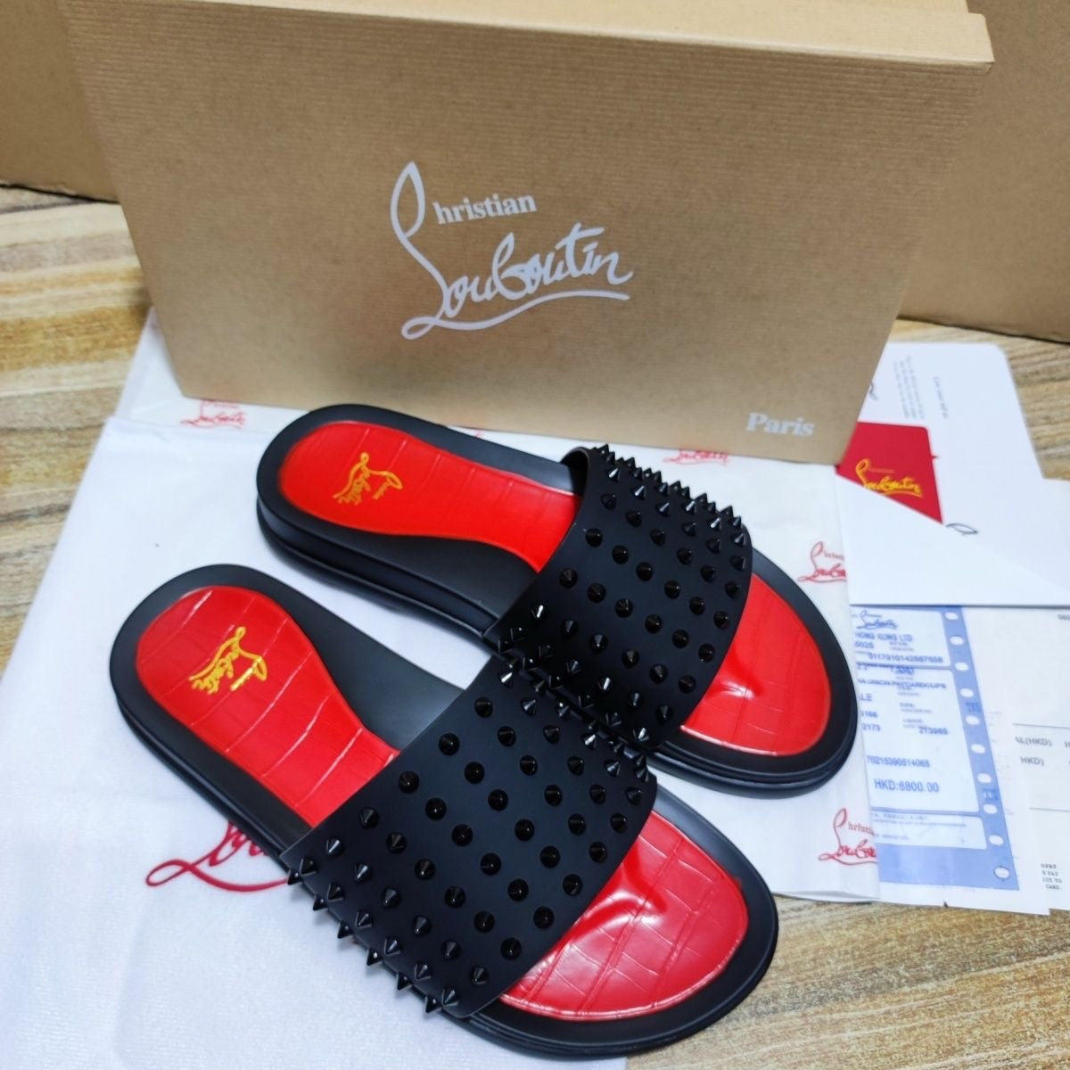 Christian-L Red-soled flops