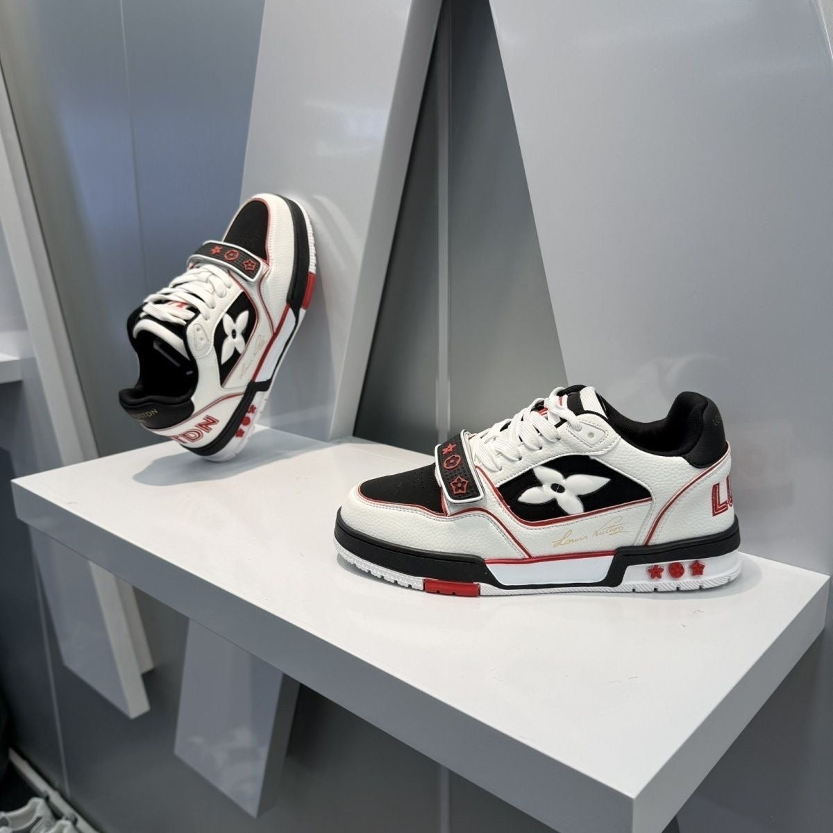 LV Leather Velcro Student Sneaker