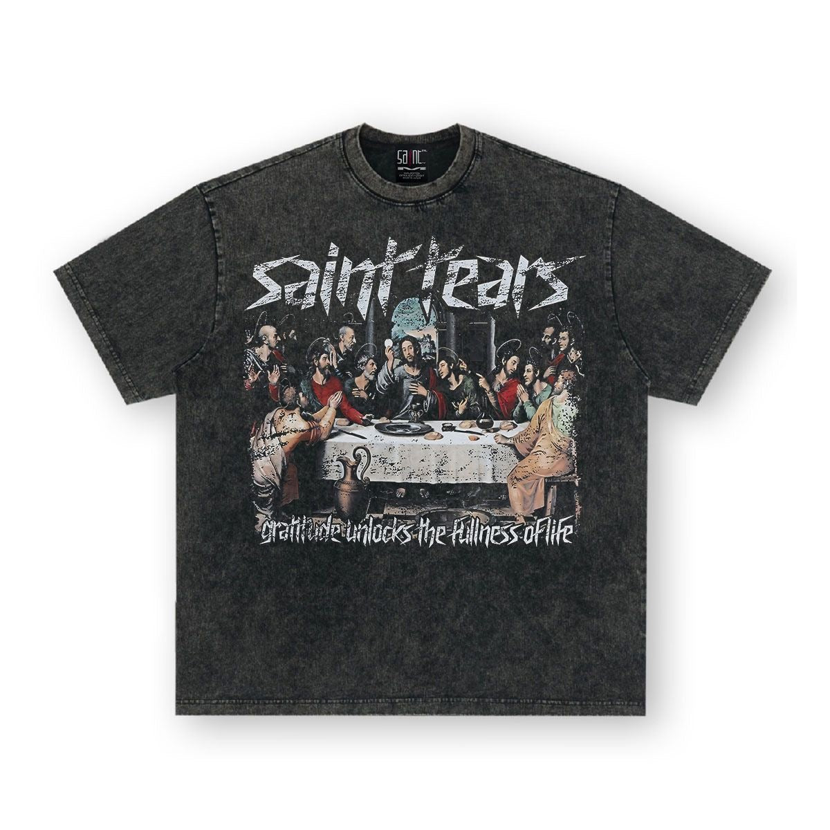 street vintage American retro washed distressed t-shirt