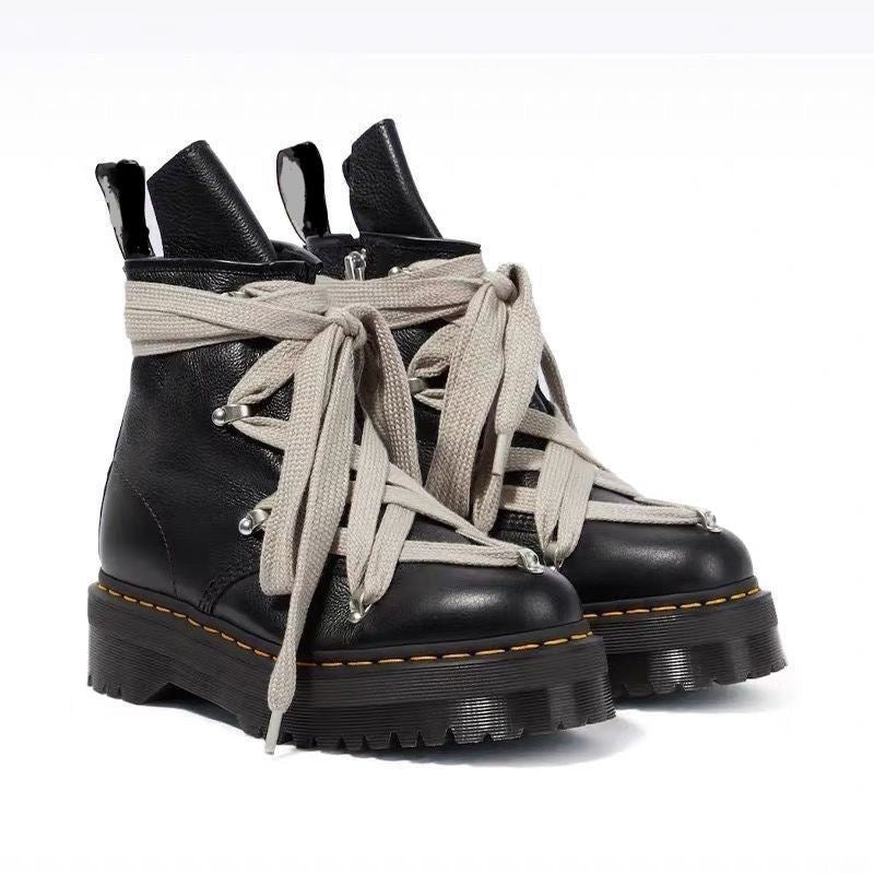 Dr. Martin leather crossover boots