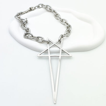 Retro Titanium Steel RO Necklace