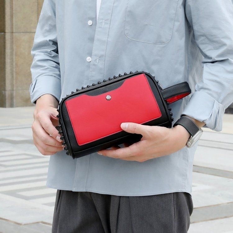 Christian-L style studded clutch bag