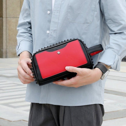 Christian-L style studded clutch bag