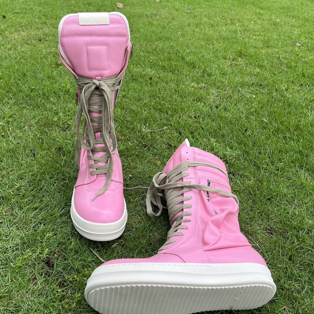 RO genuine leather high-top Sneaker