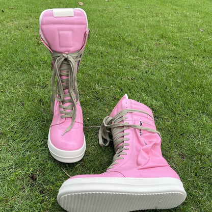 RO genuine leather high-top Sneaker