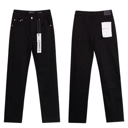 Purple Brand low-rise slim-fit washed denim jeans