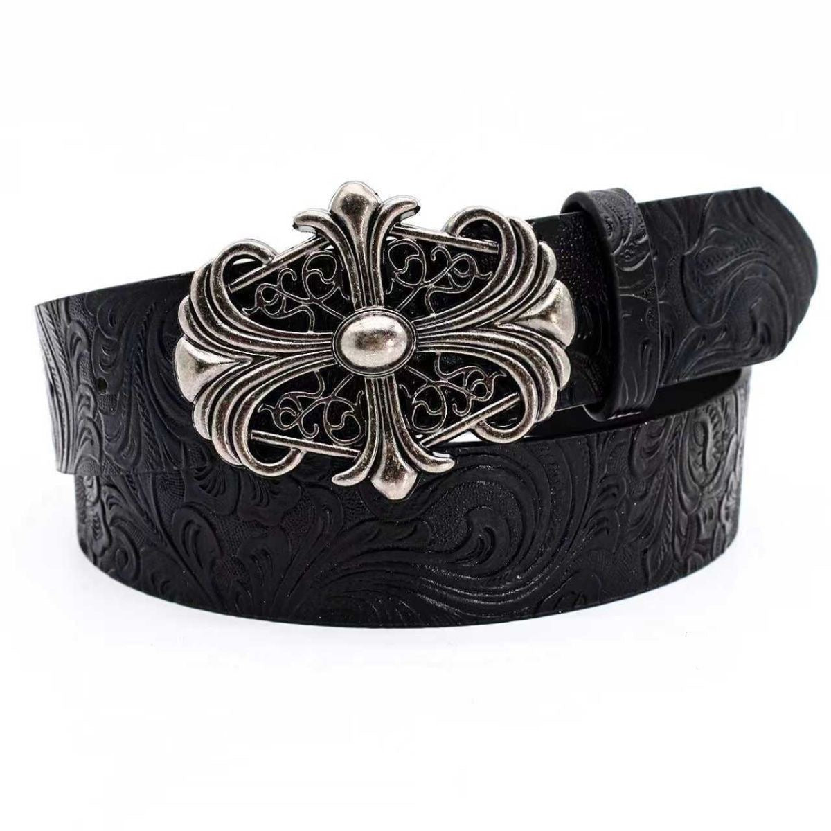 Vintage CH leather Belt