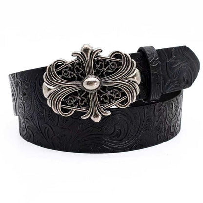Vintage CH leather Belt