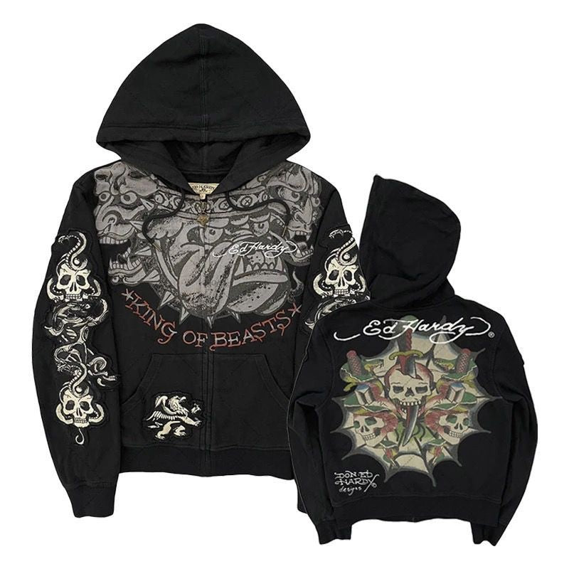 New American Retro Gothic Hip Hoodie