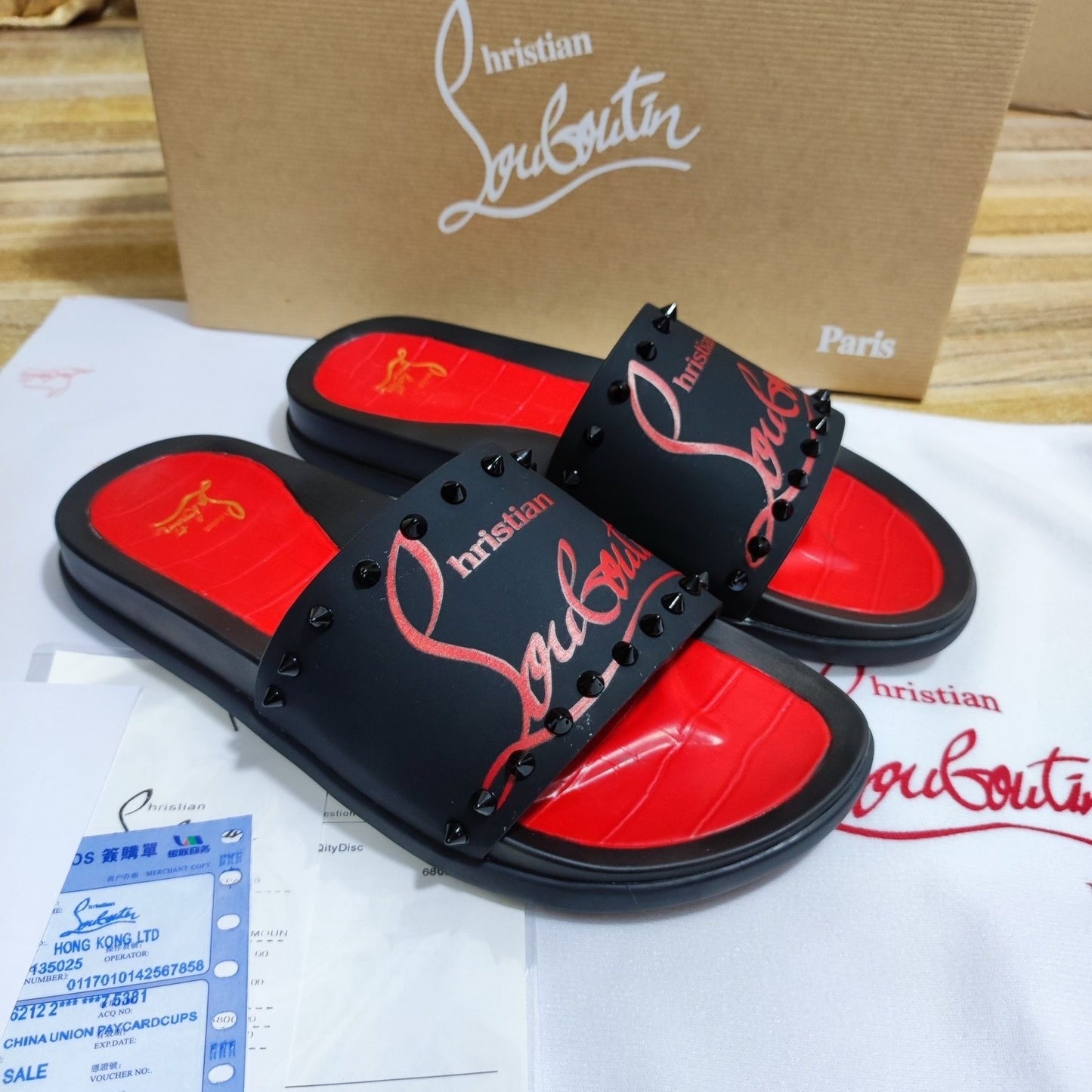 Christian-L Red-soled flops