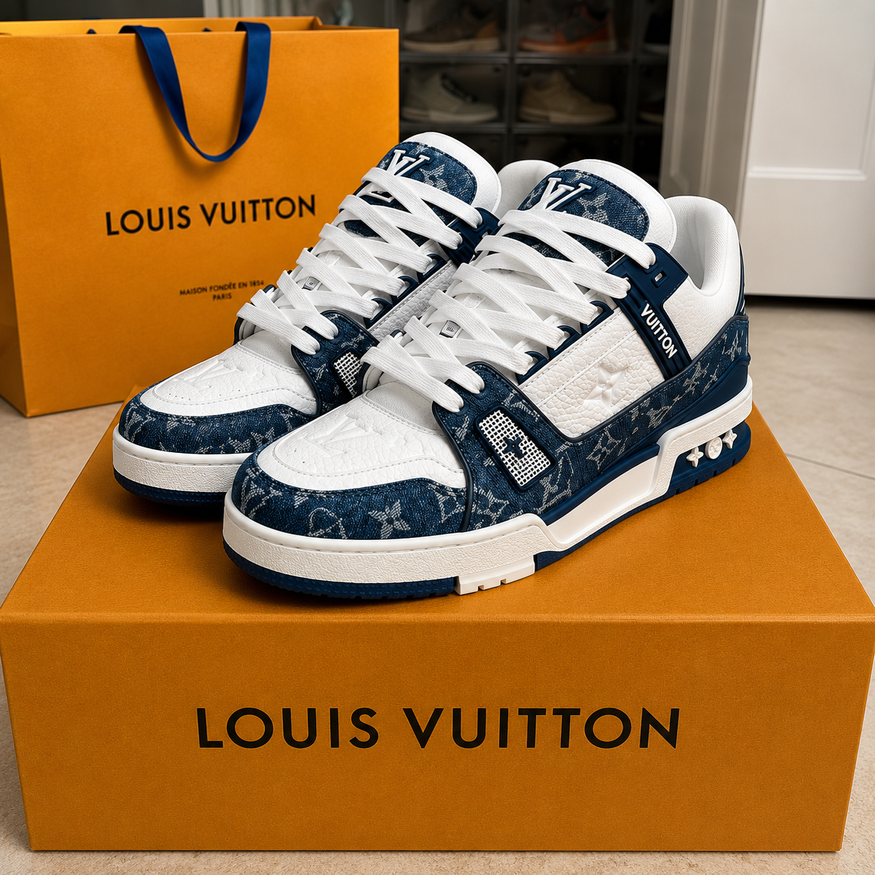 LV-Putian Denim Casual Sneaker