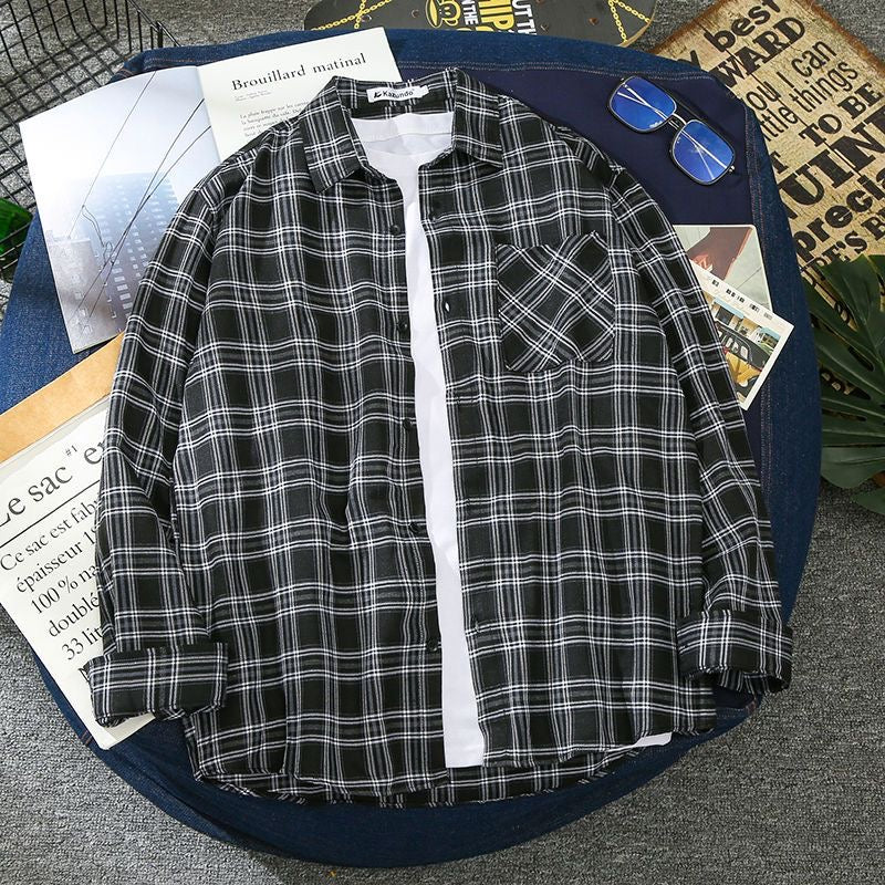 Plaid Long Sleeved Shirt