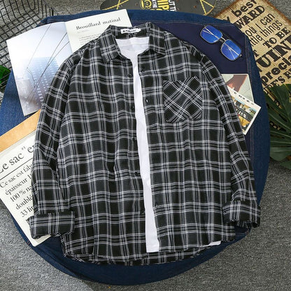 Plaid Long Sleeved Shirt