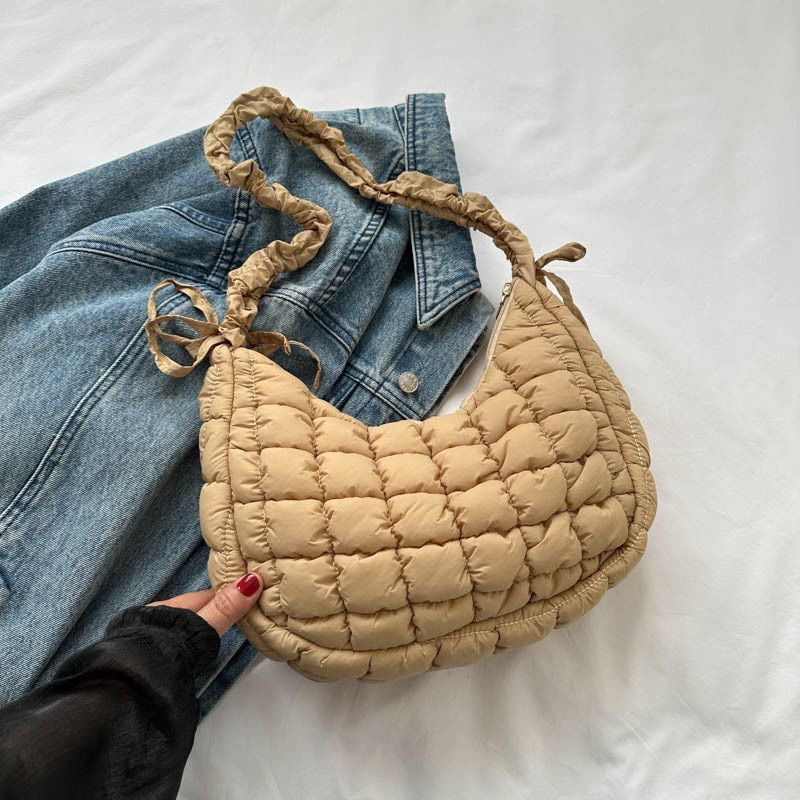 Women’s Dumpling-shaped lightweight shoulder crossbody bag