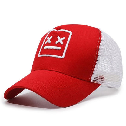 Sun-shading mesh baseball cap