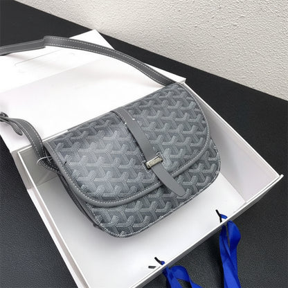 European and American retro classic single buckle bag