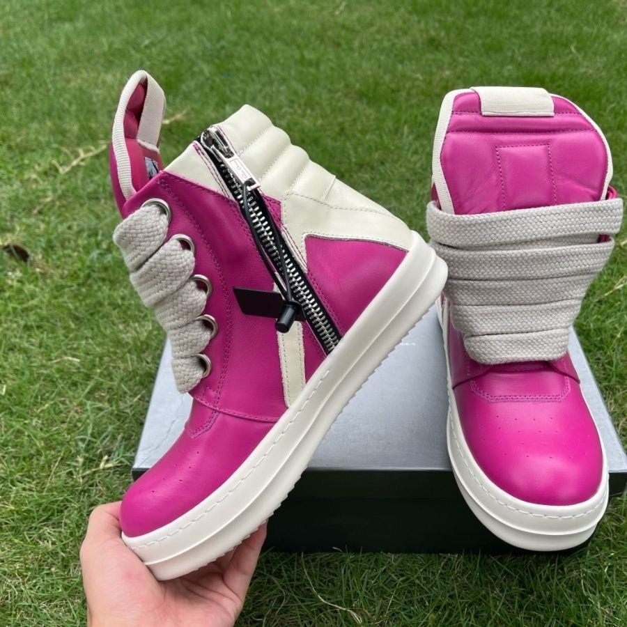 RO High top Jumbo lace sneaker