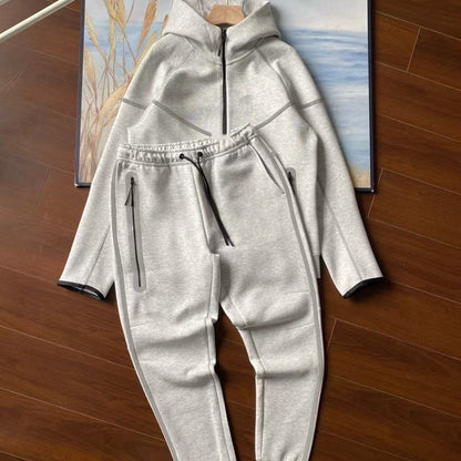 cross-border trade reflective strip hooded suit