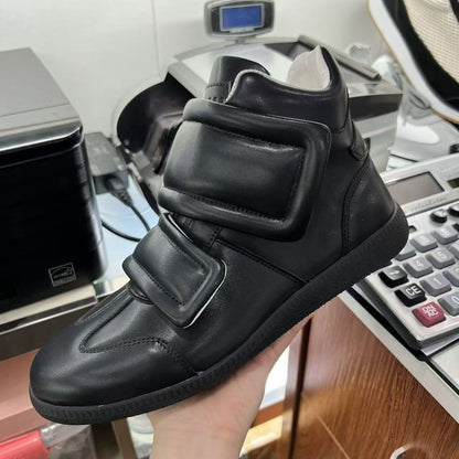 MG-New Maggie Lad Training, Double Buckle High-Top Sneakers