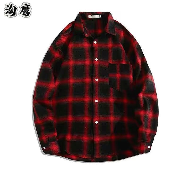 Plaid Long Sleeved Shirt