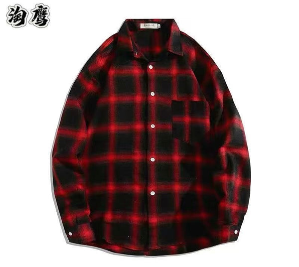 Plaid Long Sleeved Shirt