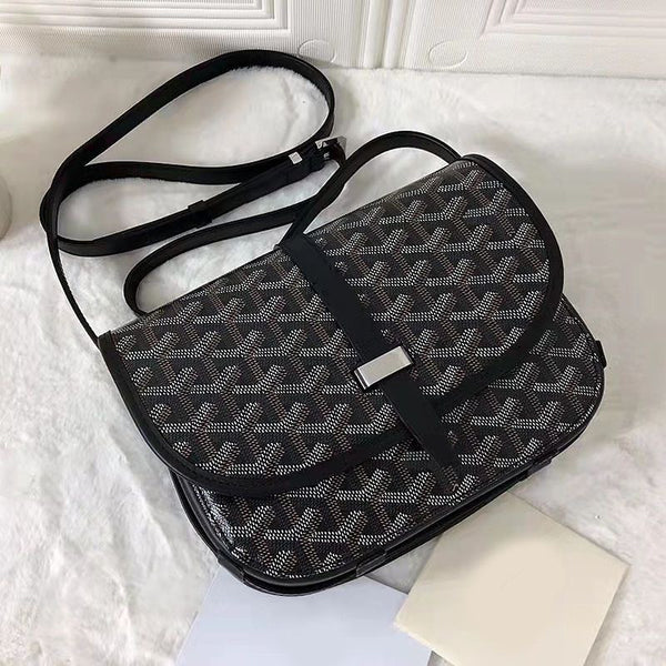 European and American retro classic single buckle bag