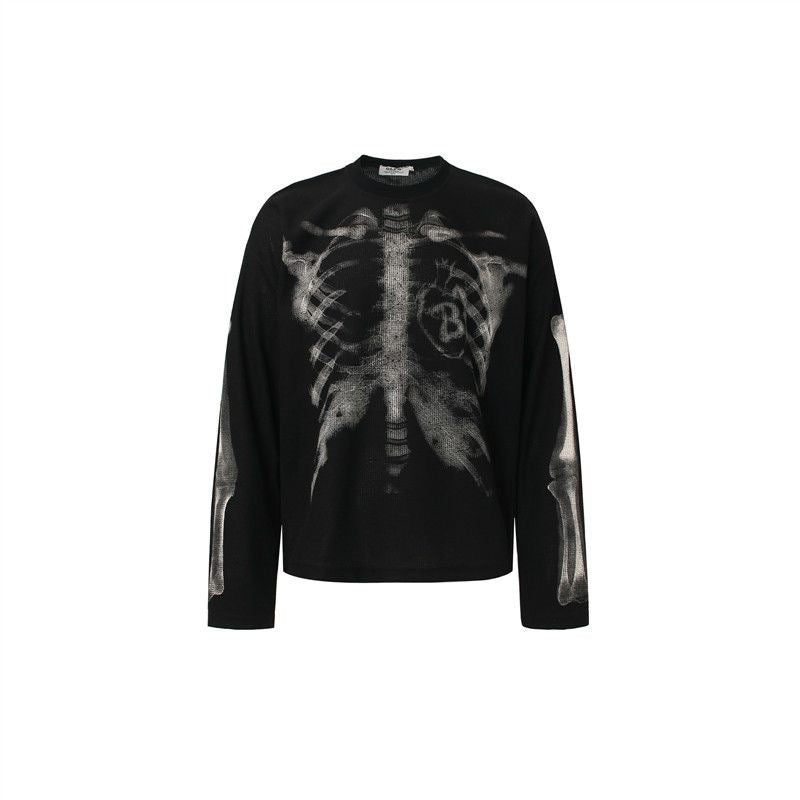 Mars Rare Skull High Street Long Sleeve T-Shirt