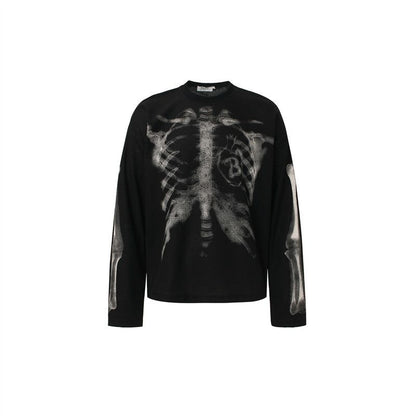 Mars Rare Skull High Street Long Sleeve T-Shirt